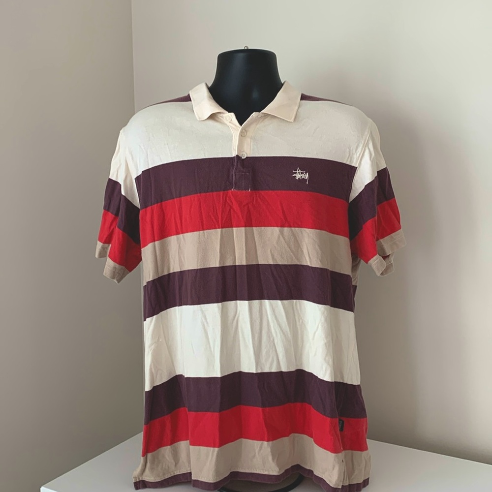 Stussy 100% cotton polo, decent condition